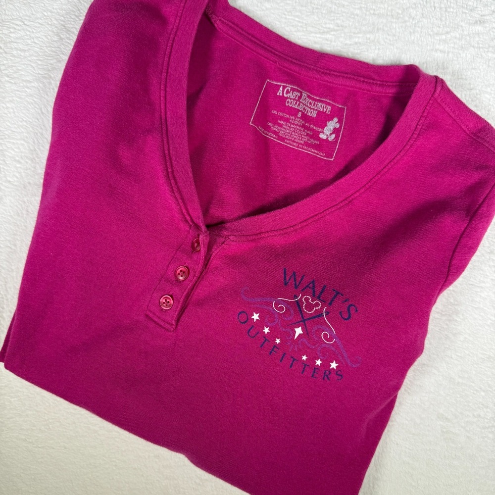 A Cast Exclusive Collection Walts Outfitters Pink‎ Long Sleeve Shirt Small Rare